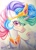 Size: 2749x3856 | Tagged: safe, artist:jsunlight, artist:sofiko-ko, princess celestia, alicorn, pony, g4, collaboration, high res, solo, traditional art