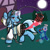 Size: 1000x1000 | Tagged: safe, artist:fillystrations, trixie, bear, pony, unicorn, ursa, ursa minor, g4, horn, moon, plushie, stars