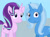 Size: 1087x799 | Tagged: safe, artist:cmara, starlight glimmer, trixie, pony, unicorn, g4, best friends, cute, diatrixes, duo, duo female, female, glimmerbetes, mare