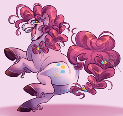 Size: 2822x2670 | Tagged: safe, artist:nannerbean, pinkie pie, earth pony, pony, g4, female, happy, high res, solo