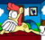 Size: 3351x3023 | Tagged: safe, artist:professorventurer, oc, oc:eternal star, oc:power star, pegasus, pony, bed, feather, female, fluffy, grooming, high res, looking at you, mare, pillow, preening, rule 85, super mario 64, super mario bros., wardrobe, wings