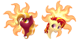 Size: 1280x697 | Tagged: safe, artist:shaslan, oc, oc only, pony, duo, simple background, transparent background