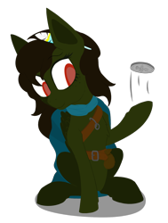 Size: 1432x1895 | Tagged: safe, artist:enragement filly, oc, oc only, oc:spry swindle, pegasus, pony, dungeons and dragons, feather, female, pen and paper rpg, rpg, simple background, solo, transparent background