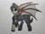 Size: 4032x3024 | Tagged: safe, artist:rustlerustle, oc, oc only, oc:cornerstone, bat pony, photo, simple background, solo, titanfall, traditional art, white background