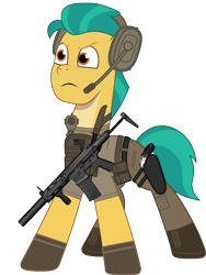 Size: 948x1262 | Tagged: safe, artist:edy_january, artist:prixy05, edit, vector edit, hitch trailblazer, earth pony, pony, g5, my little pony: tell your tale, aac honey badger, angry, assault rifle, boots, call of duty, call of duty: warzone, clothes, combat knife, equipment, gears, gloves, gun, handgun, honey badger (assault rifle), informant, insurgency: sandstorm, knife, military, military pony, military uniform, pistol, revolver, rifle, shoes, simple background, soldier, soldier pony, solo, special forces, taurus raging.bull, transparent background, uniform, united states, us army, vector, weapon