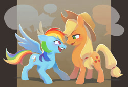 Size: 1617x1105 | Tagged: safe, artist:ningukt, applejack, rainbow dash, g4