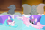 Size: 1053x692 | Tagged: safe, edit, edited screencap, screencap, princess flurry heart, alicorn, elephant, pony, g4, the crystalling, awww, baby alicorn, comparison, cute, daaaaaaaaaaaw, diaper, dumbo, flurrybetes, large wings, swaddled, swaddled baby, swaddling, wings