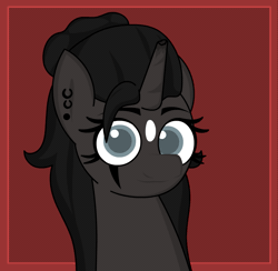 Size: 855x835 | Tagged: safe, artist:vilord, oc, oc only, oc:zarioly, pony, unicorn, animated, cute, gif, heart, horn, loop, one eye closed, simple background, solo, tongue out, wink