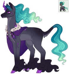 Size: 2691x2888 | Tagged: safe, artist:sleepy-nova, oc, oc only, oc:kairat, pony, unicorn, female, high res, mare, offspring, parent:king sombra, parent:mistmane, simple background, solo, transparent background, unshorn fetlocks