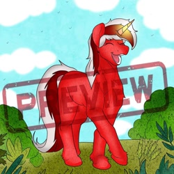 Size: 1080x1080 | Tagged: artist needed, safe, oc, oc:ace jetstream, pony, unicorn