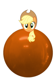 Size: 1213x1743 | Tagged: safe, artist:marybethemberjoy49-1, applejack, earth pony, pony, g4, 1000 years in photoshop, balloon, female, head, simple background, solo, transparent background