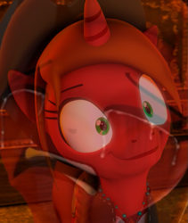 Size: 741x879 | Tagged: safe, artist:alcohors, editor:professorventurer, oc, oc:essy ferguson, 3d, crying inside, meme