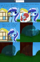 Size: 2562x4011 | Tagged: safe, artist:acersiii, minuette, oc, pony, unicorn, g4, ask, binoculars, tumblr:questioncolgatepony