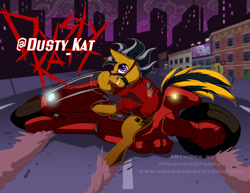 Size: 1000x773 | Tagged: safe, artist:dragonspirit469, oc, oc only, pony, akira, motorcycle, solo