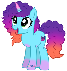 Size: 5388x5698 | Tagged: safe, artist:ejlightning007arts, misty brightdawn, pony, unicorn, g4, g5, my little pony: make your mark, my little pony: tell your tale, spoiler:g5, bracelet, coat markings, colored horn, cute, female, freckles, g5 to g4, generation leap, happy, horn, jewelry, mare, mistybetes, open mouth, rebirth misty, simple background, socks (coat markings), solo, transparent background, vector