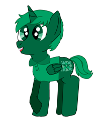 Size: 964x1200 | Tagged: safe, artist:nightshadowmlp, oc, oc only, oc:clever clovers, alicorn, pony, 2024 community collab, derpibooru community collaboration, alicorn oc, horn, male, simple background, solo, stallion, transparent background, wings