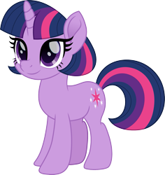 Size: 1511x1600 | Tagged: safe, artist:cloudy glow, twilight sparkle, pony, unicorn, g4, 1965, alternate hairstyle, barbie, barbie hair, cute, female, mare, movie accurate, simple background, solo, transparent background, twiabetes, unicorn twilight, vector