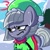 Size: 2048x2048 | Tagged: safe, artist:bluebery57, limestone pie, earth pony, pony, g4, christmas, christmas outfit, female, hat, high res, holiday, mare, pine tree, santa hat, solo, tree