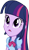 Size: 1454x2520 | Tagged: safe, edit, edited screencap, editor:mrtoonlover83, screencap, twilight sparkle, human, equestria girls, g4, background removed, backpack, blouse, bowtie, breasts, bust, clothes, female, hair, looking up, not a vector, open mouth, puffy sleeves, simple background, solo, teenager, transparent background, wrong aspect ratio