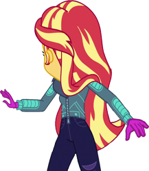 Size: 2186x2520 | Tagged: safe, edit, edited screencap, editor:homersimpson1983, screencap, sunset shimmer, human, equestria girls, g4, background removed, clothes, female, high res, not a vector, simple background, solo, transparent background, winter outfit