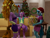Size: 2880x2160 | Tagged: safe, artist:stellarator, adagio dazzle, aria blaze, sonata dusk, anthro, unguligrade anthro, comic:we will be adored, g4, 3d, blender, blender cycles, breasts, christmas, christmas presents, christmas stocking, christmas tree, christmas wreath, couch, cycles render, female, hat, high res, holiday, not sfm, present, santa hat, tree, trio, trio female, wreath