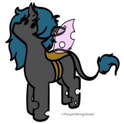 Size: 3000x3000 | Tagged: safe, artist:purple wingshade, part of a set, oc, oc only, oc:omega, changeling, cute, female, high res, mare, ocbetes, simple background, small, solo, transparent background