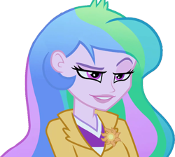 Size: 2816x2520 | Tagged: safe, edit, edited screencap, editor:homersimpson1983, screencap, princess celestia, principal celestia, human, equestria girls, g4, background removed, female, high res, not a vector, simple background, solo, transparent background