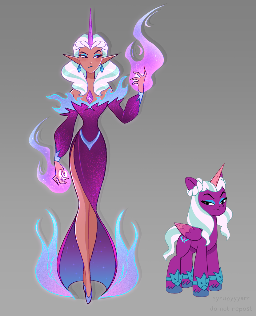 #3259934 - safe, artist:syrupyyy, opaline arcana, alicorn, human, pony ...