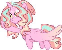 Size: 7425x6010 | Tagged: safe, artist:shootingstarsentry, oc, oc only, oc:star bright, alicorn, pony, absurd resolution, female, magical lesbian spawn, mare, offspring, parent:luster dawn, parent:princess flurry heart, simple background, solo, transparent background