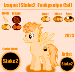 Size: 2304x2215 | Tagged: safe, artist:stake2, oc, oc only, oc:izaque (stake2 - funkysnipa cat), alicorn, pony, g4, 2023, alicorn oc, high res, horn, male, reference sheet, solo, stallion, wings