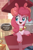 Size: 2650x4000 | Tagged: safe, artist:nookprint, pinkie pie, deer, reindeer, g4, antlers, bell, bell collar, chest fluff, christmas, cloven hooves, collar, colored hooves, cute, deerie pie, dialogue, diapinkes, doe, eyebrows, eyebrows visible through hair, facial markings, female, holiday, mealy mouth (coat marking), neck fluff, open mouth, open smile, pale belly, present, reindeerified, smiling, solo, species swap
