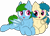 Size: 3303x2381 | Tagged: safe, artist:fliegerfausttop47, artist:guardian talon, oc, oc only, oc:icy, oc:vel, bat pony, pegasus, pony, 2024 community collab, derpibooru community collaboration, chest fluff, couple, duo, duo male, ear fluff, fangs, female, fluffy, high res, hoof fluff, lying down, male, mare, simple background, smiling, stallion, transparent background, wing fluff, wings