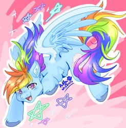 Size: 2018x2048 | Tagged: safe, artist:fluffywhisker, rainbow dash, pegasus, pony, g4, cute, ear fluff, eyebrows, female, high res, mare, multicolored hair, rainbow hair, smiling, unshorn fetlocks