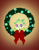 Size: 2550x3300 | Tagged: safe, artist:flutterluv, part of a set, sparky sparkeroni, dragon, g5, bust, christmas, christmas wreath, gradient background, high res, holiday, portrait, smiling, solo, wreath