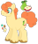 Size: 1280x1473 | Tagged: safe, artist:monochrome-sunsets, oc, oc only, earth pony, pony, g4, male, offspring, parent:bright mac, parent:pear butter, parents:brightbutter, simple background, solo, stallion, transparent background