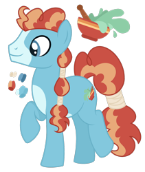 Size: 1170x1389 | Tagged: safe, artist:monochrome-sunsets, oc, oc only, earth pony, pony, g4, male, offscreen character, offspring, parent:meadowbrook, parent:rockhoof, parents:rockbrook, simple background, solo, stallion, transparent background