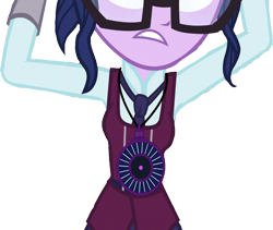 Size: 2991x2520 | Tagged: safe, edit, edited screencap, editor:homersimpson1983, screencap, sci-twi, twilight sparkle, human, equestria girls, g4, background removed, clothes, crystal prep academy uniform, female, glasses, high res, not a vector, school uniform, simple background, solo, transparent background, wrong aspect ratio