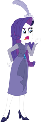 Size: 3372x9896 | Tagged: safe, artist:lobo299, rarity, equestria girls, g4, my little pony equestria girls: better together, rarity investigates: the case of the bedazzled boot, rarity investigates: the case of the bedazzled boot: applejack, clothes, detective rarity, female, high heels, shoes, simple background, solo, transparent background