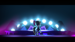 Size: 1920x1080 | Tagged: safe, artist:mrwithered, songbird serenade, pony, g4, my little pony: the movie, 3d, solo, spotlight