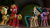 Size: 1920x1080 | Tagged: safe, artist:mrwithered, applejack, big macintosh, shining armor, twilight sparkle, alicorn, pony, g4, 3d, twilight sparkle (alicorn)