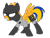 Size: 1280x977 | Tagged: safe, artist:mlpfan3991, oc, oc only, oc:flare spark, pegasus, pony, g4, batman, batmare, cowl, dc comics, female, mask, simple background, solo, transparent background