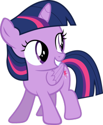 Size: 900x1094 | Tagged: safe, artist:fabri8904, twilight sparkle, alicorn, pony, g4, female, filly, filly twilight sparkle, foal, simple background, smiling, solo, transparent background, twilight sparkle (alicorn), vector, younger