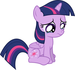 Size: 6977x6466 | Tagged: safe, artist:fabri8904, twilight sparkle, alicorn, pony, g4, absurd resolution, crying, female, filly, filly twilight sparkle, foal, sad, simple background, solo, teary eyes, transparent background, twilight sparkle (alicorn), vector, younger