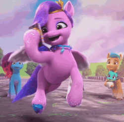 Size: 1020x1002 | Tagged: safe, screencap, hitch trailblazer, misty brightdawn, pipp petals, sparky sparkeroni, zipp storm, dragon, earth pony, pegasus, pony, unicorn, g5, my little pony: make your mark, my little pony: make your mark chapter 6, secrets of starlight, spoiler:g5, spoiler:my little pony: make your mark, spoiler:my little pony: make your mark chapter 6, spoiler:mymc06e04, adorapipp, animated, cellphone, cropped, cute, duckface, eyeshadow, female, flying, gif, glitter, happy, jewelry, makeup, male, mare, necklace, phone, rebirth misty, selfie, sparkles, stallion