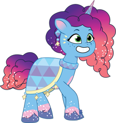 Size: 1059x1118 | Tagged: safe, artist:prixy05, misty brightdawn, pony, unicorn, crystal ball (episode), g5, my little pony: tell your tale, spoiler:g5, spoiler:my little pony: tell your tale, spoiler:tyts01e68, female, mare, rebirth misty, simple background, solo, transparent background, vector