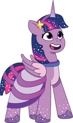 Size: 860x1446 | Tagged: safe, artist:prixy05, twilight sparkle, alicorn, pony, crystal ball (episode), g4, g5, my little pony: tell your tale, spoiler:g5, spoiler:my little pony: tell your tale, spoiler:tyts01e68, female, g4 to g5, generation leap, mare, simple background, solo, transparent background, twilight sparkle (alicorn), vector
