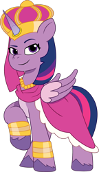 Size: 802x1394 | Tagged: safe, artist:prixy05, twilight sparkle, alicorn, pony, g4, g5, my little pony: tell your tale, ponykind parade-emonium, spoiler:g5, spoiler:my little pony: tell your tale, spoiler:tyts01e45, cute, female, g4 to g5, generation leap, mare, ponykind parade, simple background, solo, transparent background, twiabetes, twilight sparkle (alicorn), vector