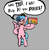 Size: 602x620 | Tagged: safe, artist:balileart, cozy glow, pegasus, pony, g4, animal crackers, context is for the weak, cookie, dialogue, female, filly, foal, food, gray background, hoof hold, hoof on hip, pure unfiltered evil, simple background, solo, speech bubble, talking to viewer