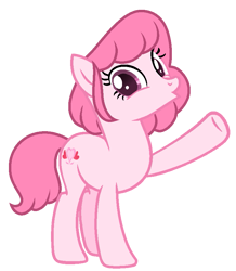 Size: 737x846 | Tagged: safe, artist:muhammad yunus, oc, oc:annisa trihapsari, earth pony, pony, g4, base used, female, looking at you, mare, open mouth, simple background, solo, transparent background
