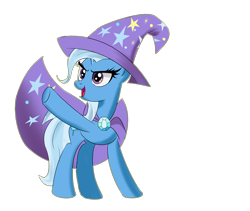 Size: 3840x3240 | Tagged: safe, artist:jww#, trixie, pony, unicorn, g4, brooch, cape, clothes, gem, hat, high res, jewelry, simple background, solo, transparent background, trixie's brooch, trixie's cape, trixie's hat